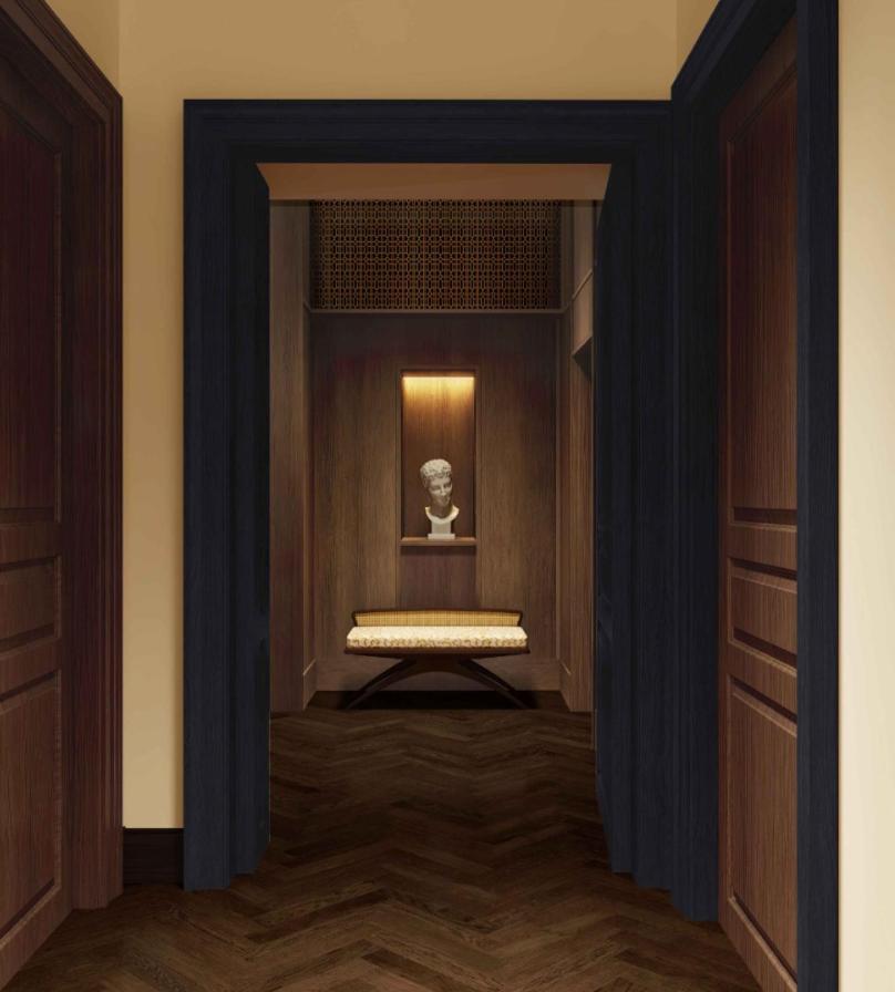 Hotel Rosewood Viena Exterior foto A digital rendering of the interior of the temple